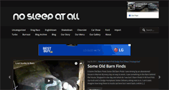 Desktop Screenshot of nosleepatall.com